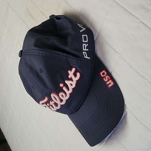 Titleist Tour Pro V1 FJ Mens Golf Hat Snapback Cap Trucker FootJoy - Picture 2 of 5